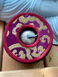 Tingsha Bells With Red Embroidered Case