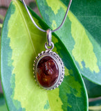 Fire Agate Pendant
