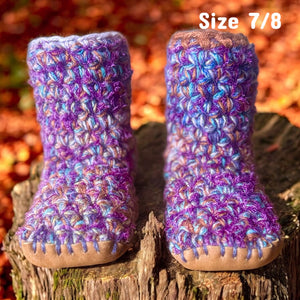 Crochet Slippers - Women’s Size 7/8 Mid Rise