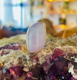 Pink Kunzite Ring Size 9