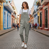Acid Wash Overalls * - Jogger Legs- Size Large
