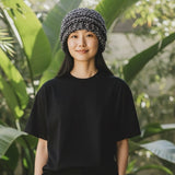 Crochet Hat by Wojo - Grey Ribbed Toque