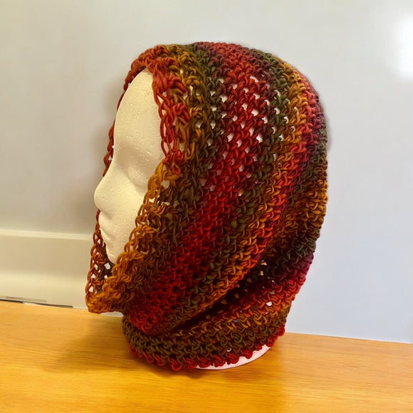 Crochet Cozy Cowl - Falling Leaves
