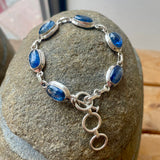 Blue Kyanite Sterling Silver Bracelet