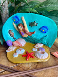 Mermaid Candle Holder - Clay by Wojo