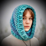 Crochet Cowl Neck Scarf By Wojo * - Winter Carnival