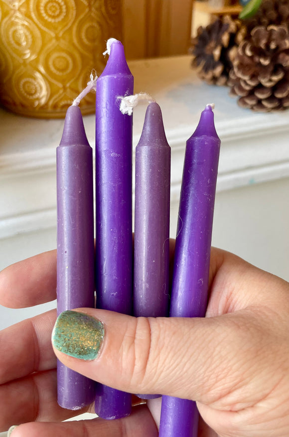 Violet Ritual Candle