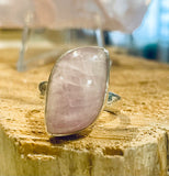 Pink Kunzite Ring Size 9