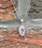 Pink Kunzite Raw Pendant