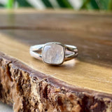 Rainbow Moonstone Ring Size 5
