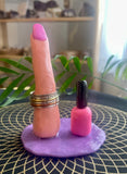 Finger Ring Tray- Clay by Wojo