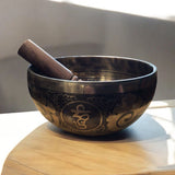 Tibetan Singing Bowl - Harmonic, Notes A, B - Third Eye and Crown Chakra