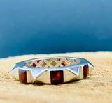 Garnet Rockstar Ring Size 9