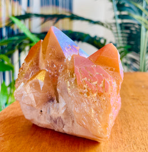 Tangerine Aura Quartz