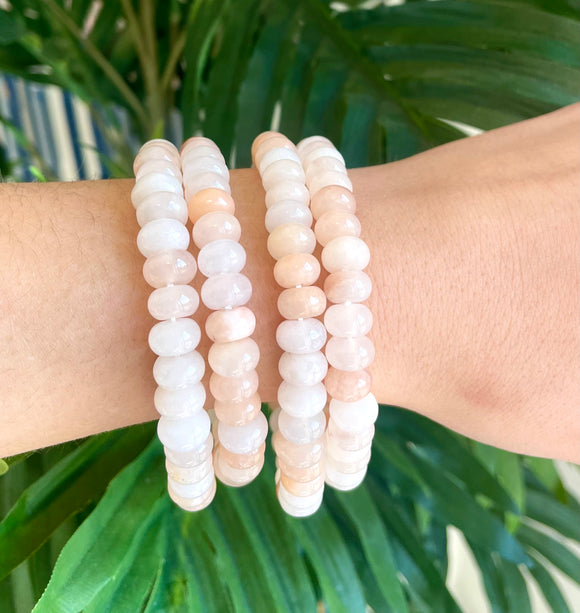 Pink Aventurine Bracelet- Abacus Beads