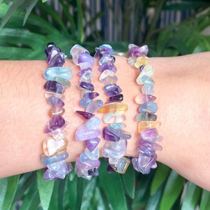 Fluorite Chip Bracelet