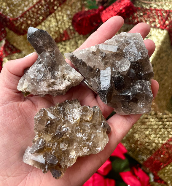 Smoky Quartz Cluster