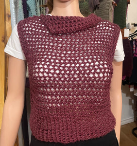 Crochet Vest - Size Small