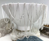 16” Sterling Silver Box Chain