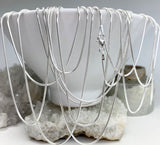 24” Sterling Silver Snake Chain