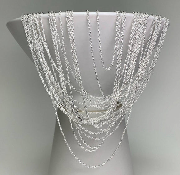 18” Sterling Silver French Rope Chain