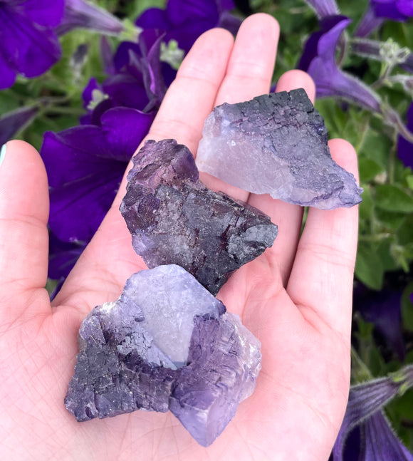 Raw Cubic Fluorite