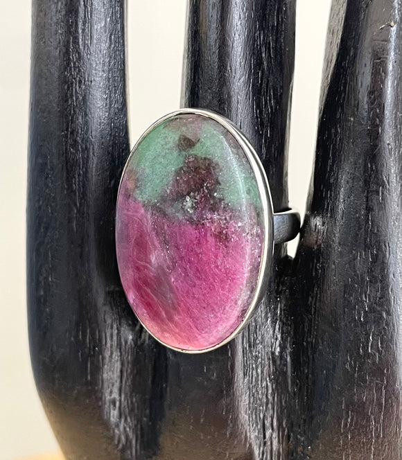 Ruby In Zoisite Size 7 Ring