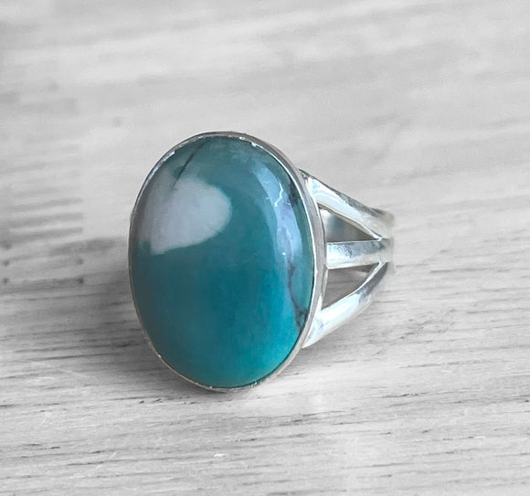 Indian Turquoise Ring Size 6