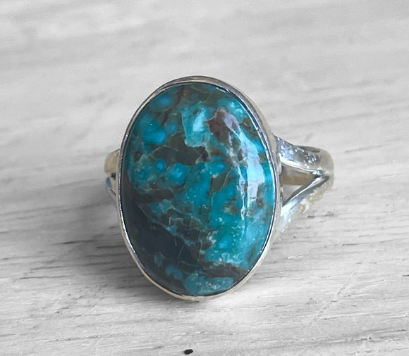 Indian Turquoise Ring Size 8