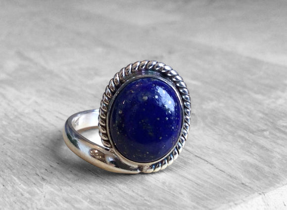 Lapis Lazuli Ring Size 9