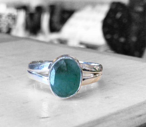 Emerald Ring Size 5