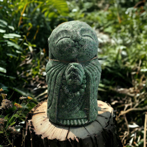 Praying Jizo Statue -Green