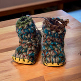 Crochet Slippers - Size Baby 1 Year
