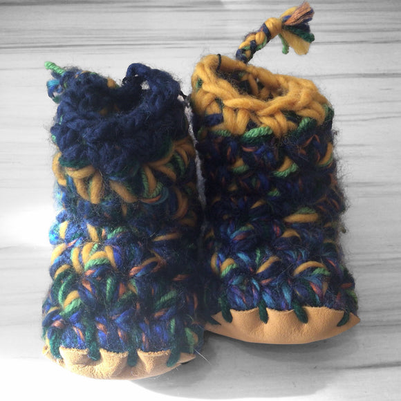 Crochet Slippers - Size Baby 6 Month-1 Year