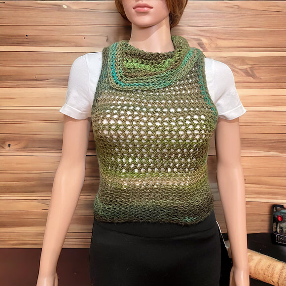 Crochet Vest - Size Small X-Small