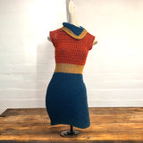 Crochet Tunic Dress *- “The 70’s Flight Attendant”- Size Small/Medium