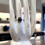 Garnet Free Form Ring