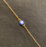 Single Evil Eye Belly Chain 24”-28”