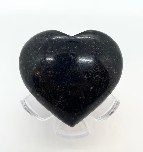 Nuummite Puffed Heart 3.5”
