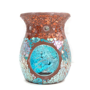 Venetian Crackle Blue Candle Diffuser