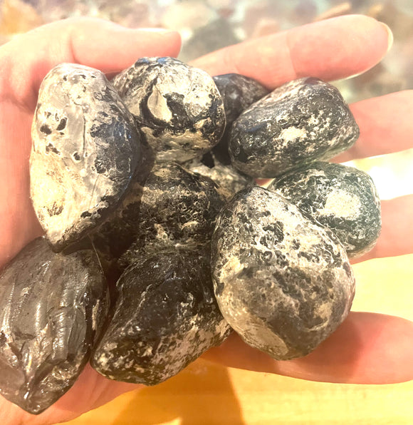 Apache Tear Obsidian Tumble Stone LARGE
