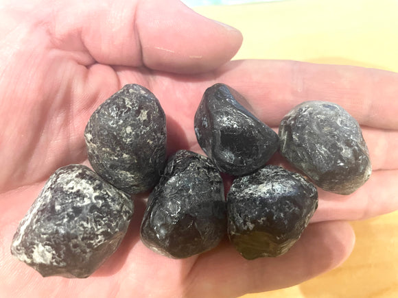 Apache Tear Obsidian Tumble Stone MEDIUM
