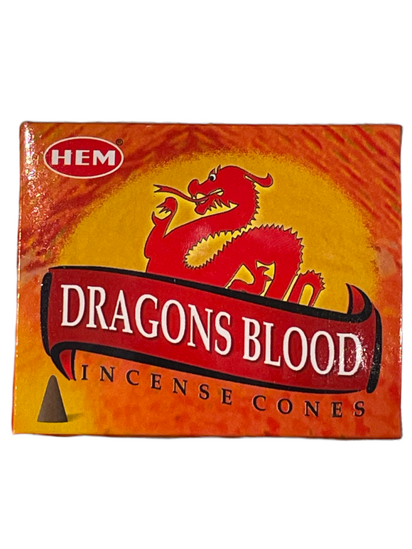 HEM®️ Dragons Blood Cone Incense