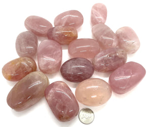 Rose Quartz Palm Stone
