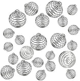 Gold & Silver Tone Wire Crystal Cage