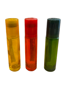 10ml Colour-Coded Glass Roller Bottle