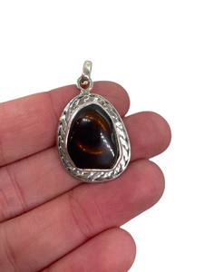 Fire Agate Pendant