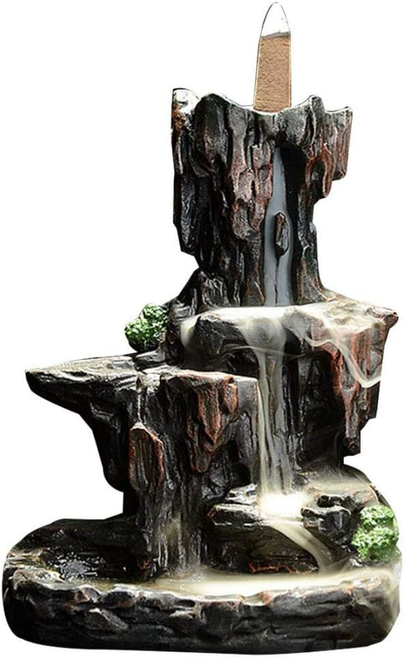 Forest Waterfall Backflow Incense Burner