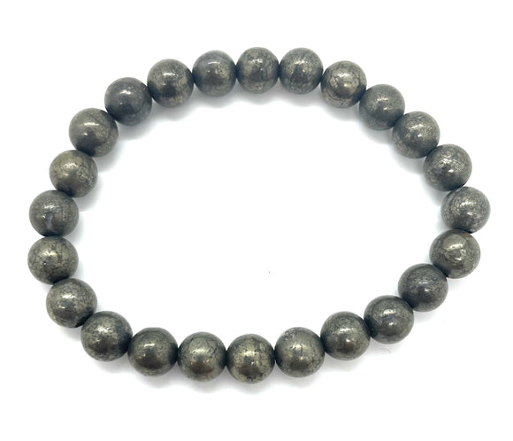 8mm Pyrite Bracelet