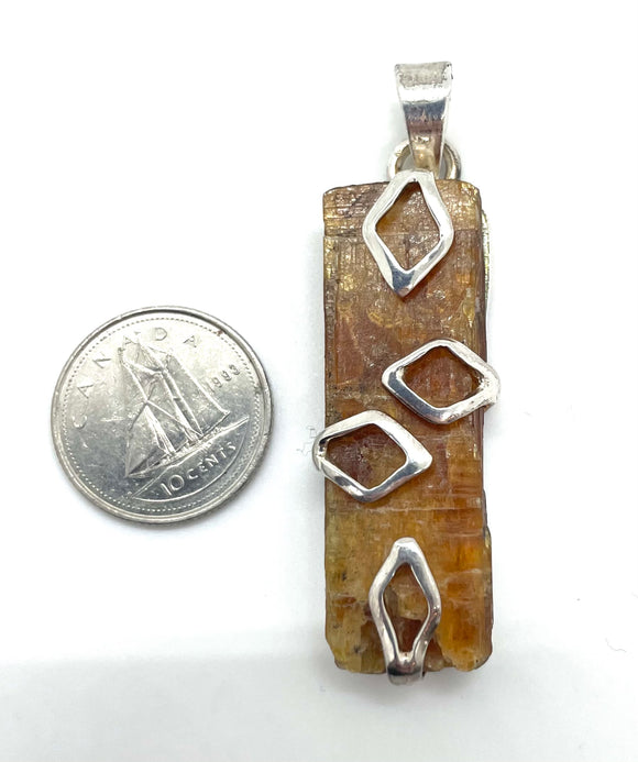 Orange Kyanite Pendant